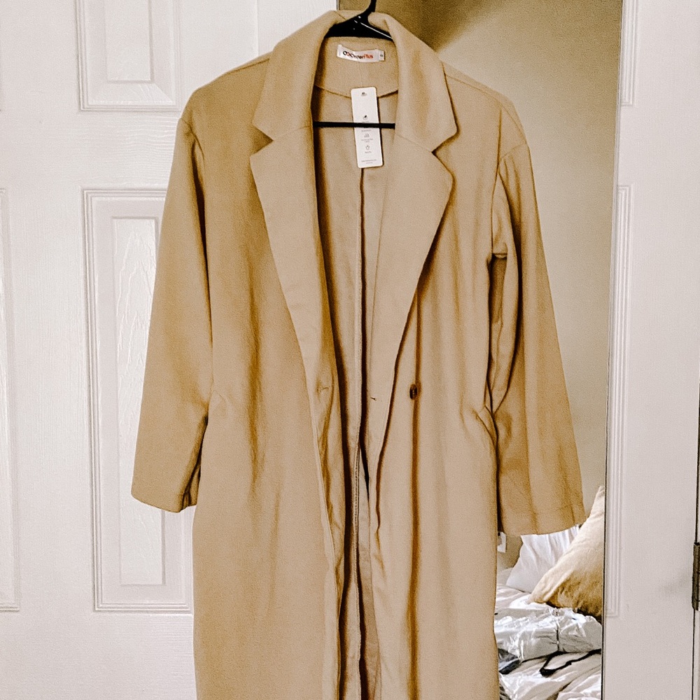 NWT OrderPlus Trench Coat